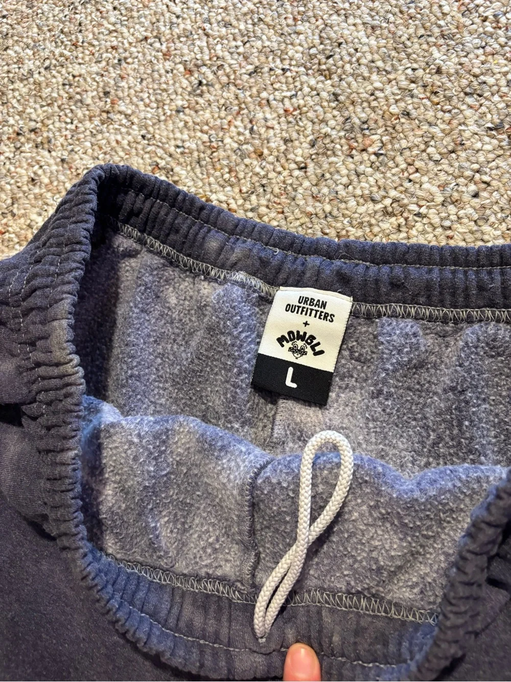 Urban Outfitters x Mowbli Tie-Dye Purple & Black Sweatpants